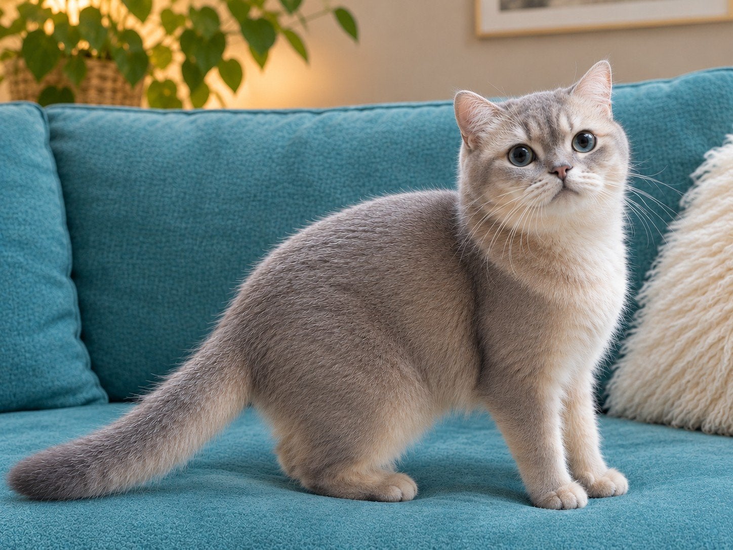 Liefste Scots & british shorthair poesje met top stamboom, Poes, Met stamboom