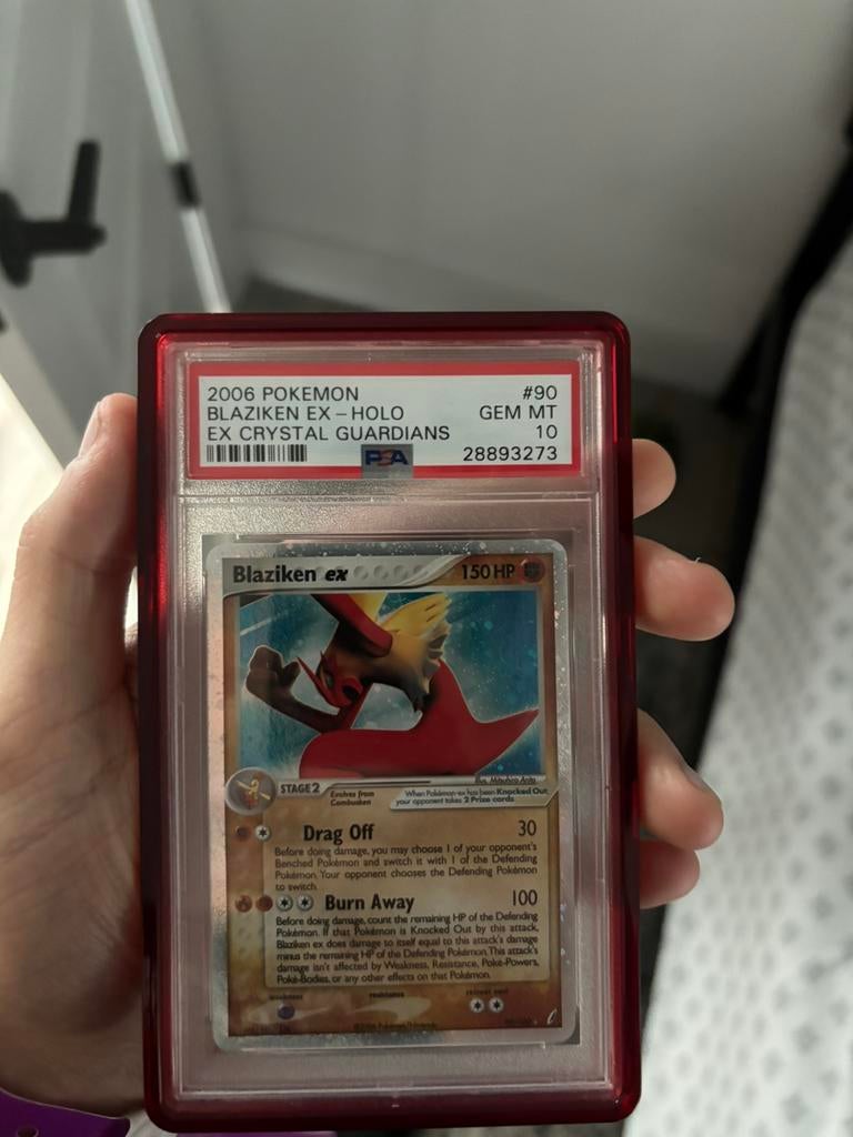 Blaziken Crystal guardians PSA 10 - POP 39, Ophalen of Verzenden, Zo goed als nieuw