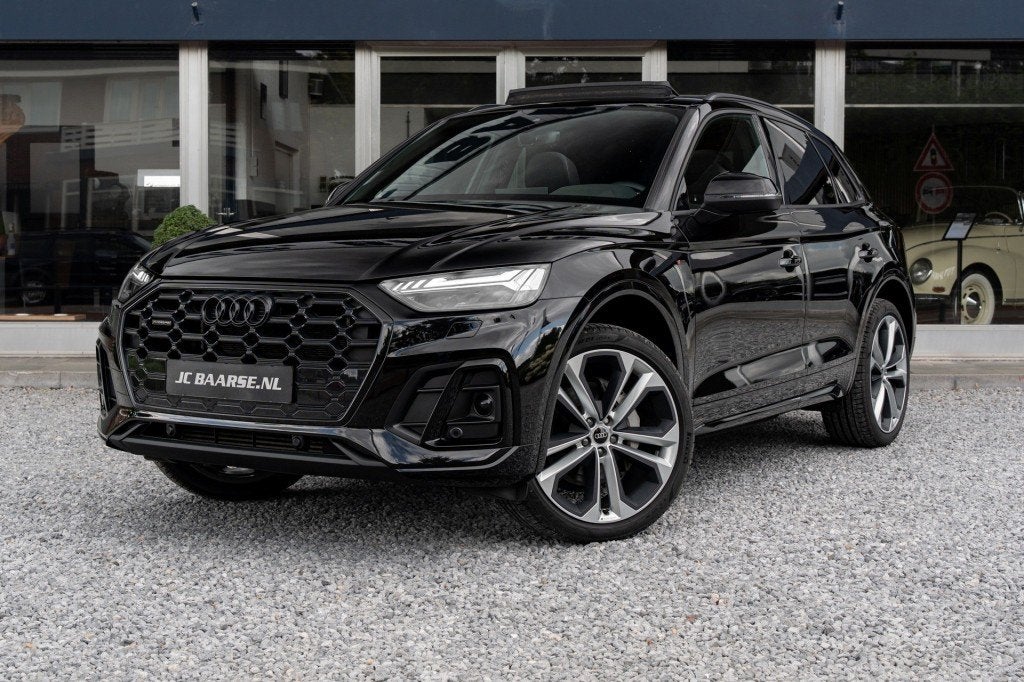 Audi Q5 55 TFSI E S EDITION QUATTRO/PANO/MATRIX/KEYLESS/STOE, Automaat, 14 kWh, Gebruikt, Zwart