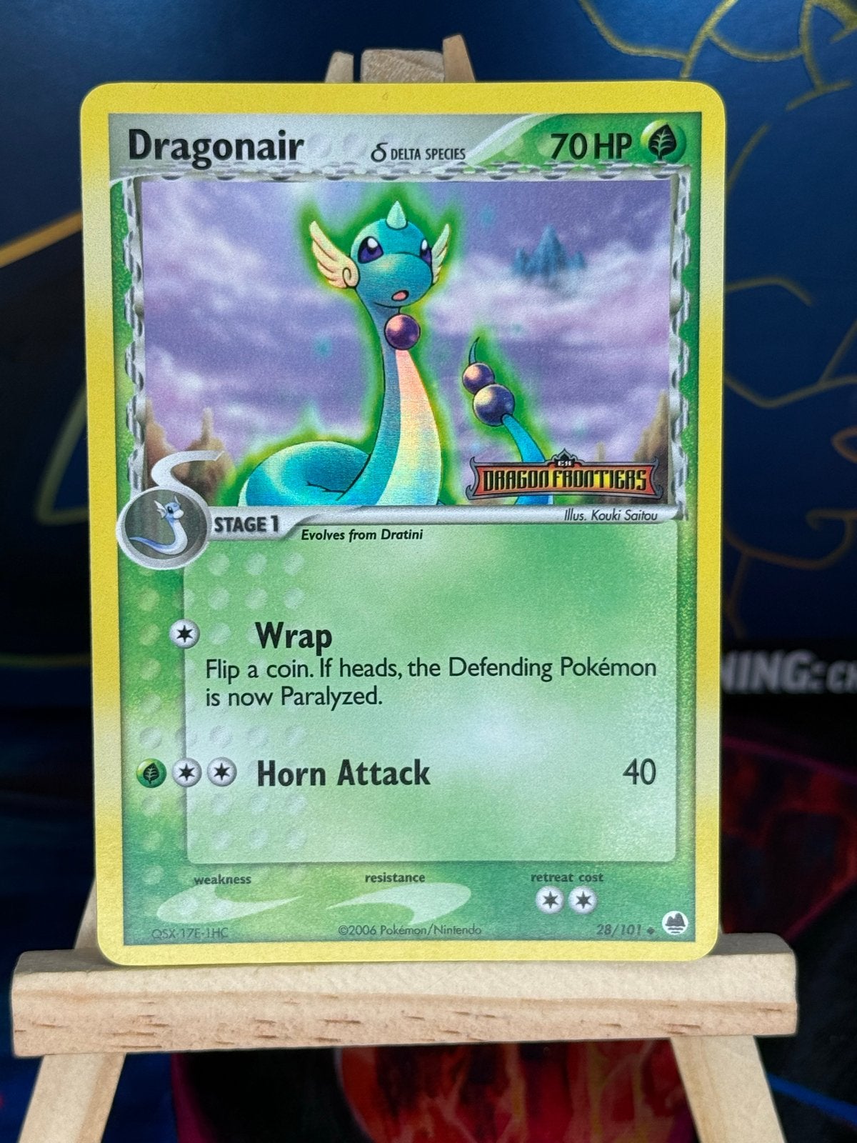 Dragonair #28 | Pokemon Dragon Frontiers | Stamped, Ophalen of Verzenden, Zo goed als nieuw, Losse kaart