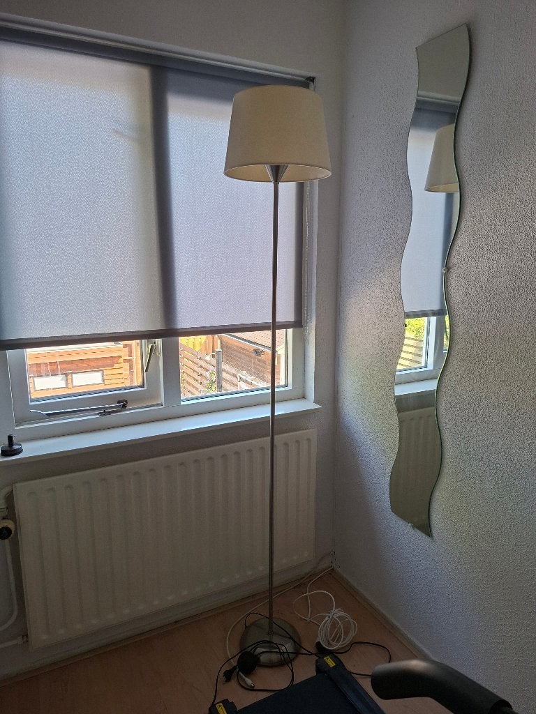 Staande schemerlampen 2 stuks, Ophalen, Gebruikt, E27 (groot), Metaal