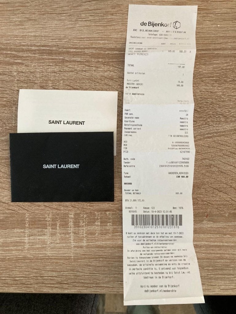 Handtas YSL, Ophalen of Verzenden, Gebruikt, Zwart, Handtas