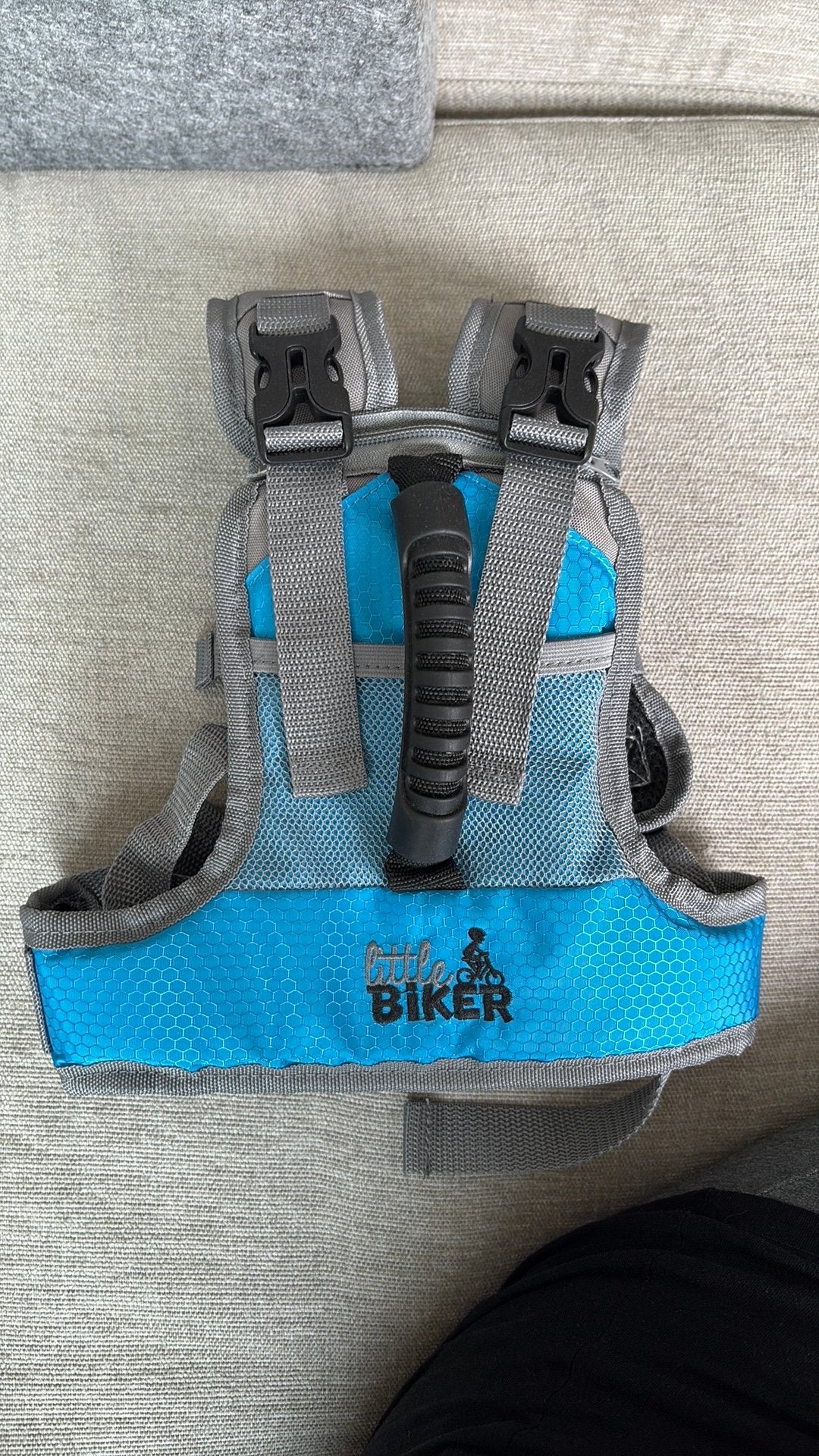 Little biker - leren fietsen hesje, Ophalen, Kinderen, Overige maten, Zo goed als nieuw