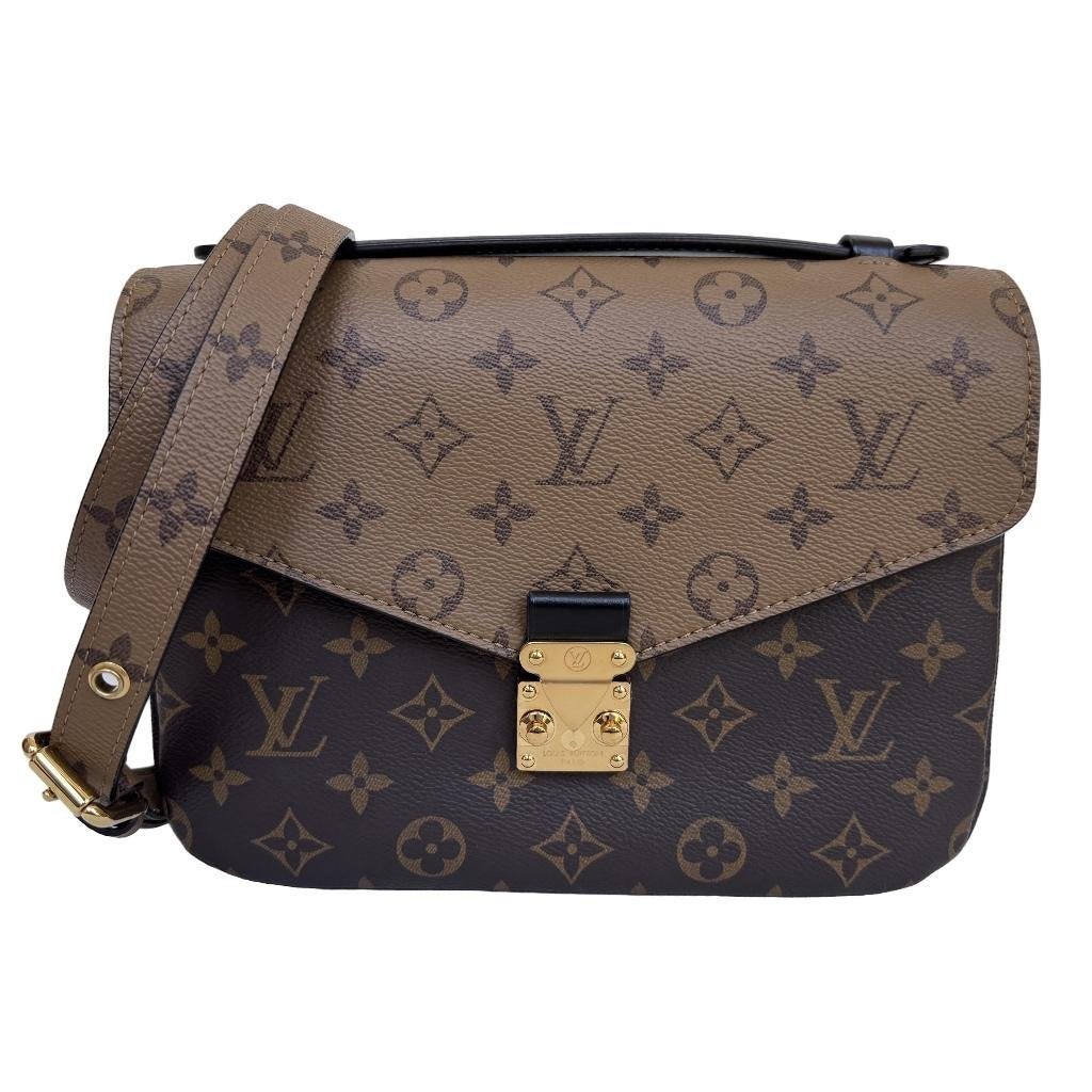 Louis Vuitton pochette metis reverse handtas crossbody tas, Ophalen of Verzenden, Zo goed als nieuw, Beige