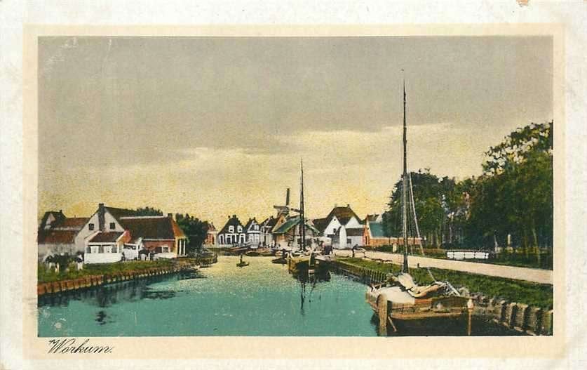 380-748-007 Workum, Verzenden, Voor 1920, Friesland