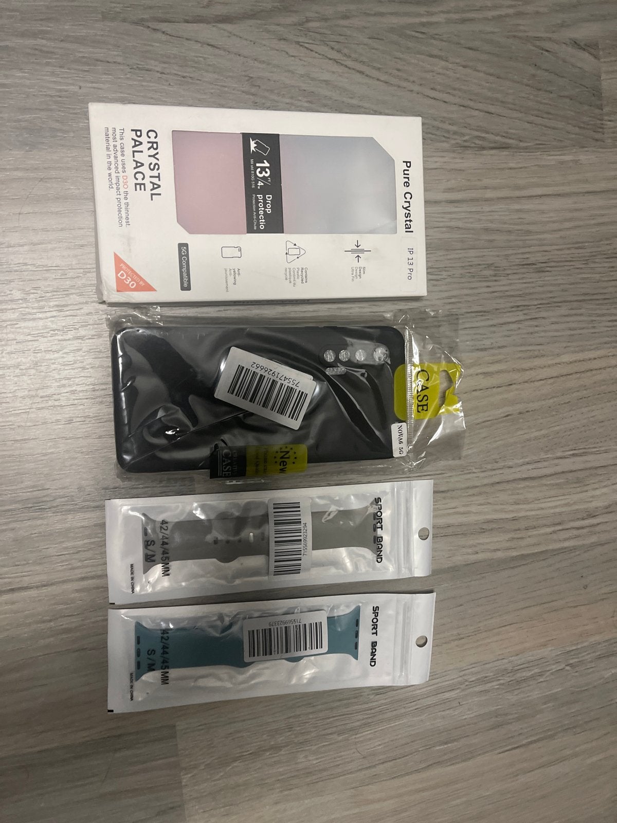 iPhone 13 Pro hoesje, Huawei Nova 5G hoesje, 2 watch bandjes, IPhone 13 Pro, Overige merken, Nieuw, Hoesje of Tasje