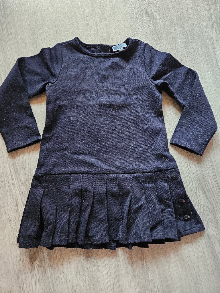 Jacadi paris donkerblauwe jurk maat 104 in zeer goede staat, Ophalen of Verzenden, Zo goed als nieuw, Jurk of Rok, Jacadi