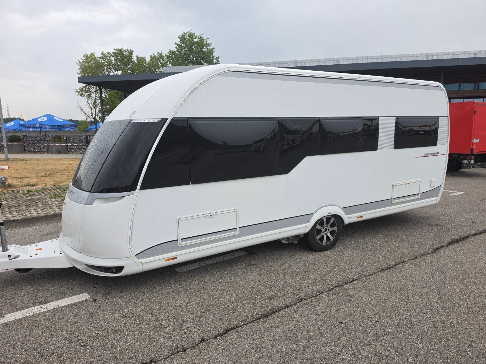 Hobby 540 UFE caravan - airco, mover, zakluifel, voortent, Rondzit, Hobby, Frans bed, Mover