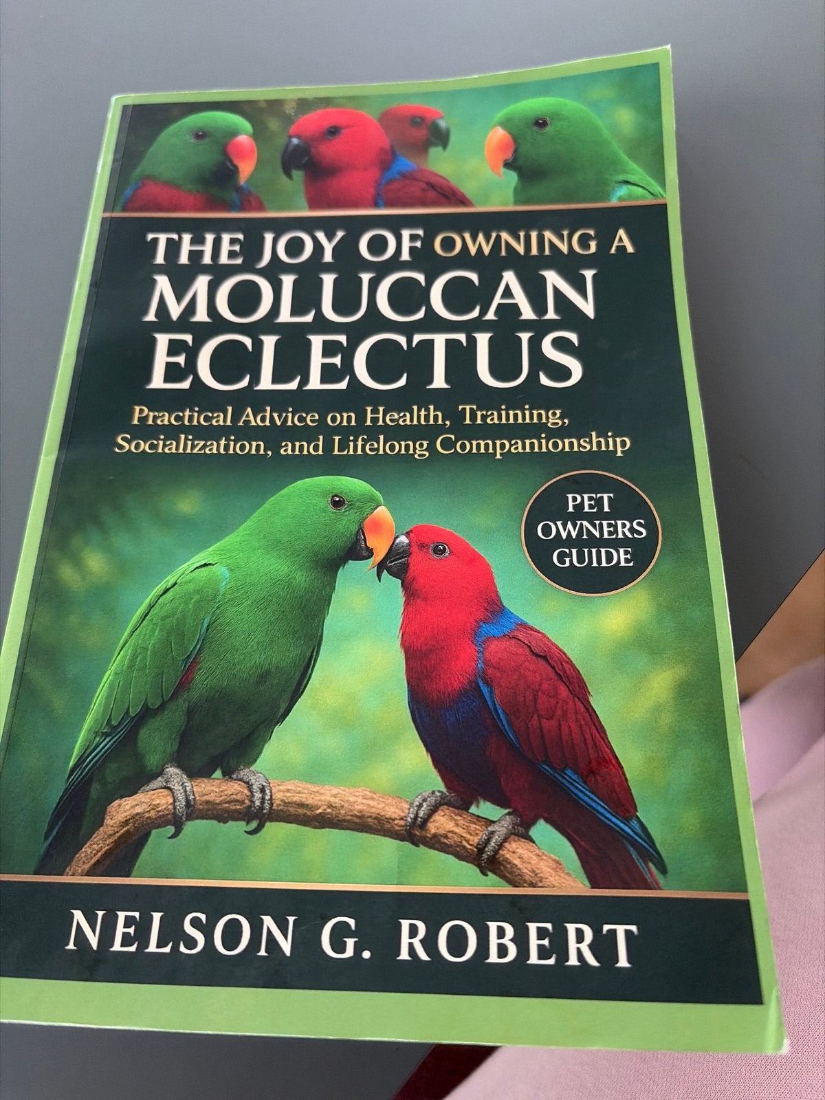 Info boekje Edel papegaai, Ophalen of Verzenden, Zo goed als nieuw, Vogels