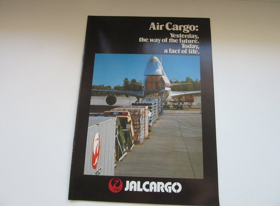 JAL cargo brochure Air Cargo:Yesterday the way of the future, Verzenden, Zo goed als nieuw, Overige typen