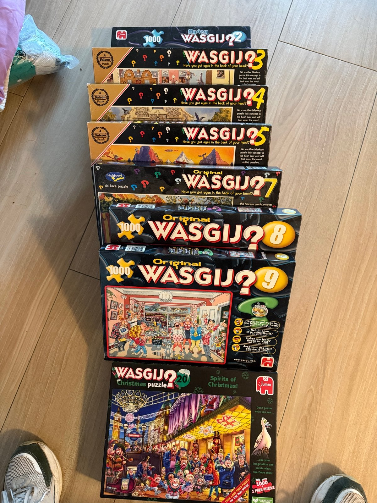11x Wasgij puzzels - Diverse edities, Ophalen, 500 t/m 1500 stukjes, Gebruikt, Legpuzzel