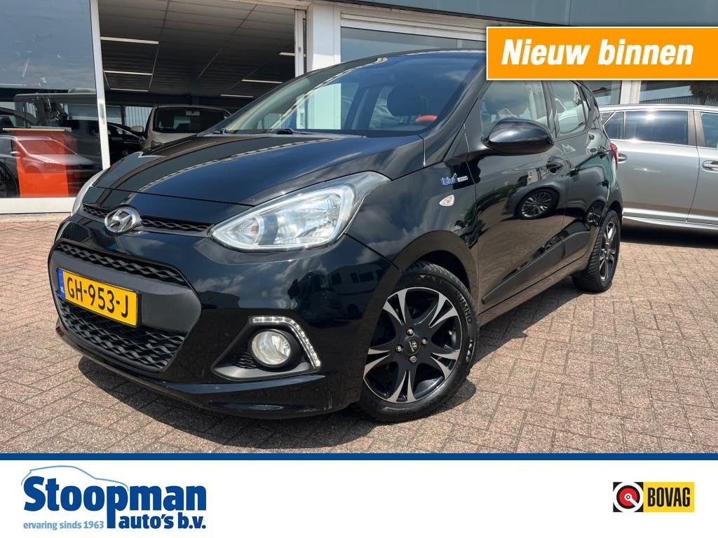 Hyundai I10 1.0I i-Motion CF+ Clima Cruise Leder Stoelv. Blu, Auto's, Hyundai, Euro 5, Gebruikt, 31 €/maand, USB