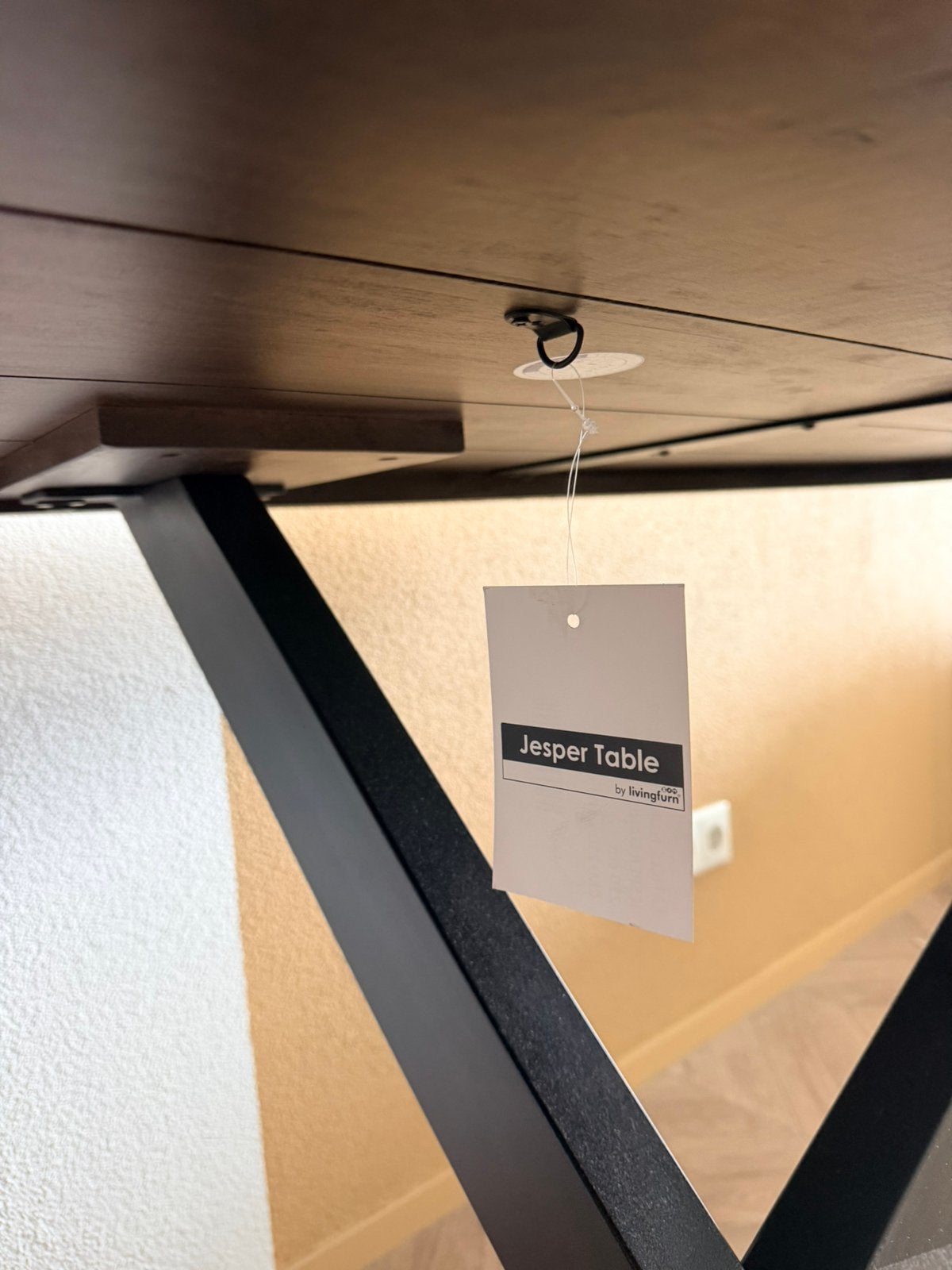 Mooie Jesper eettafel – Livingfurn | 210cm, 100 tot 150 cm, 200 cm of meer, Zo goed als nieuw, Overige vormen