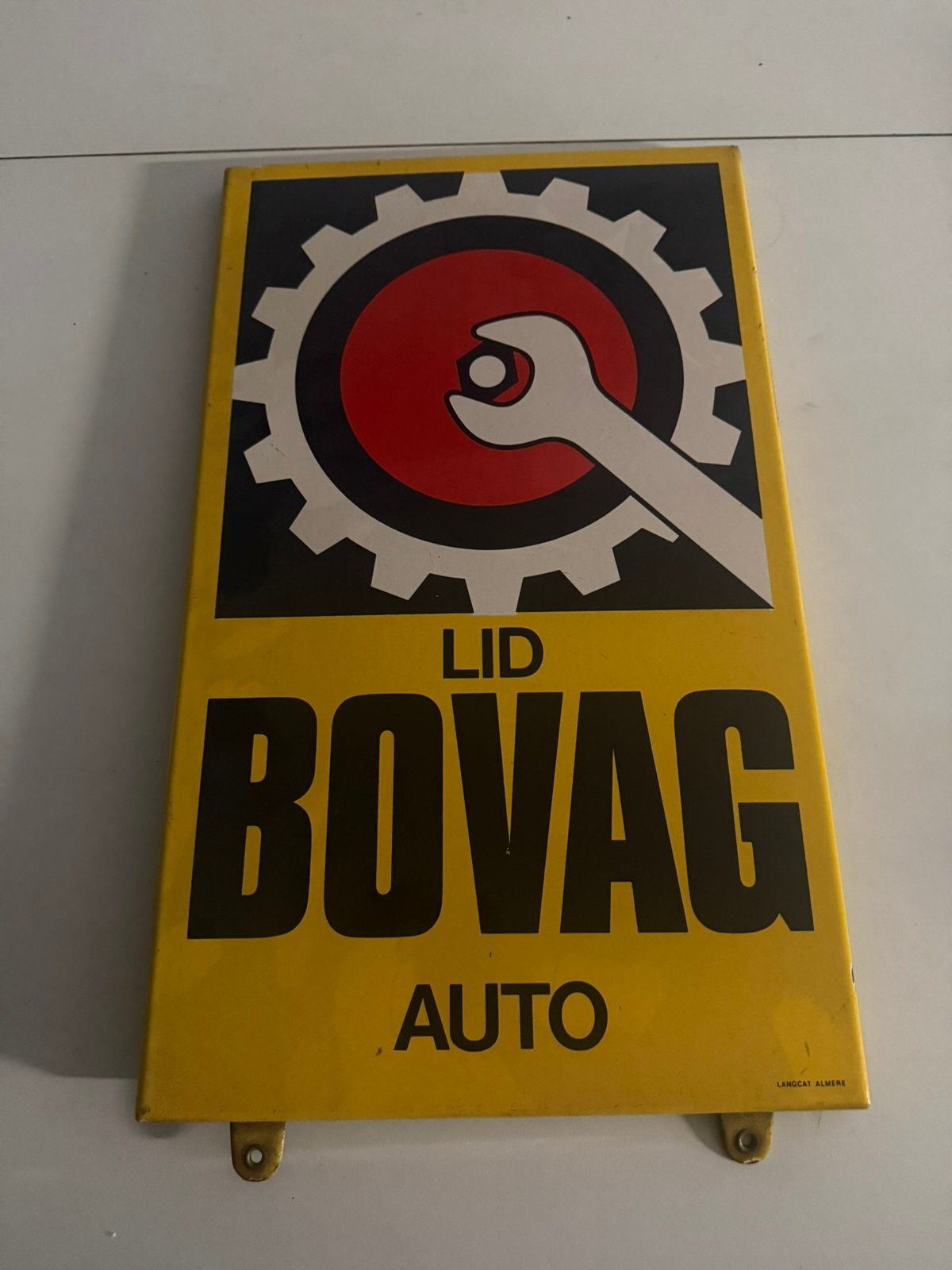 Bovag emaille bord, Verzamelen, Ophalen of Verzenden, Zo goed als nieuw, Q, W