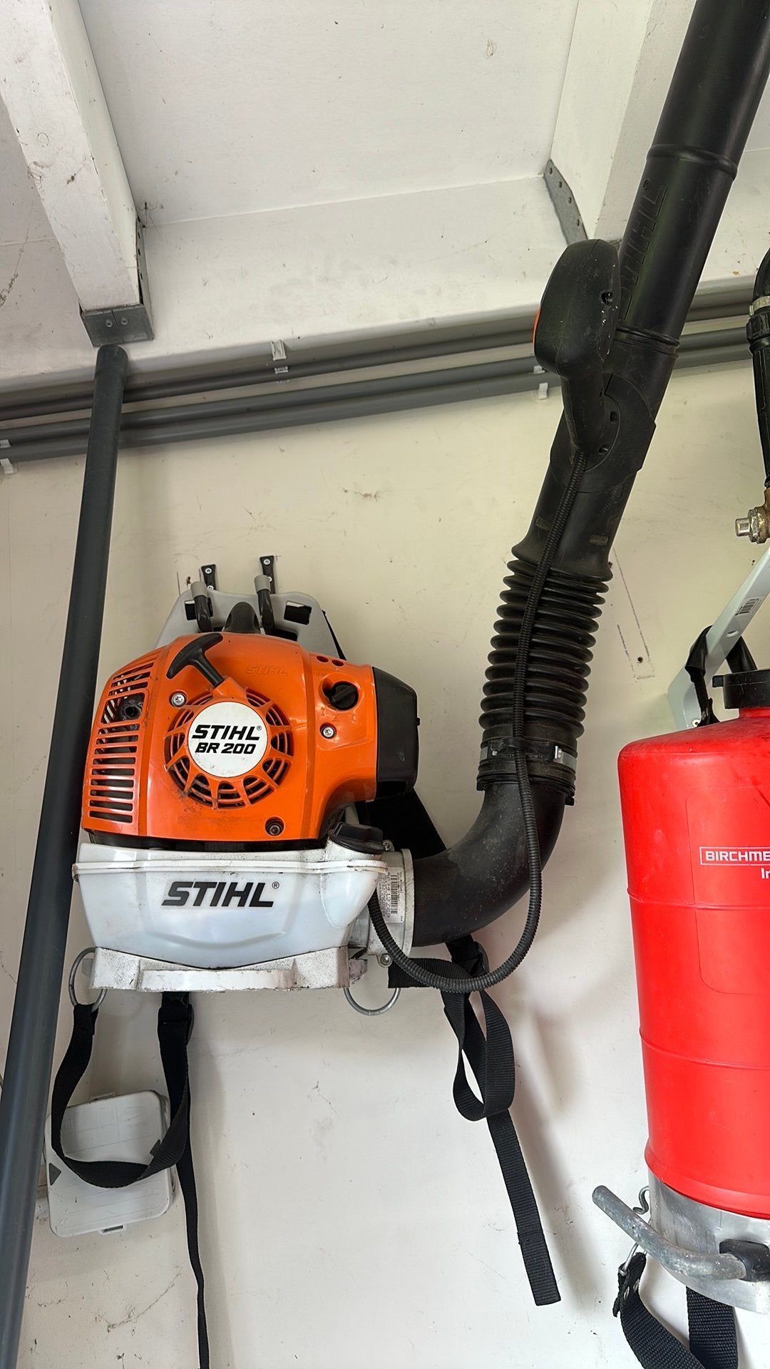 Stihl br 200 bladzuiger, Tuin en Terras, Ophalen, Gebruikt, Benzine
