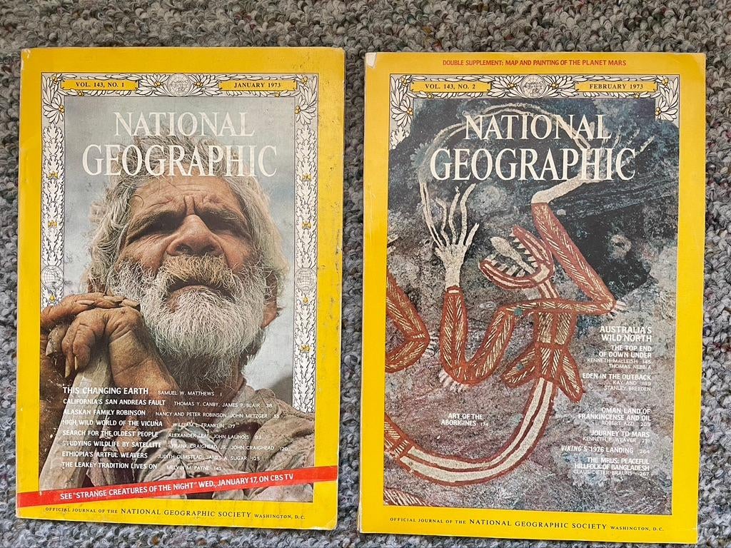 National Geographic Magazine jaargang 1973, Ophalen of Verzenden, Gelezen, Wetenschap en Natuur