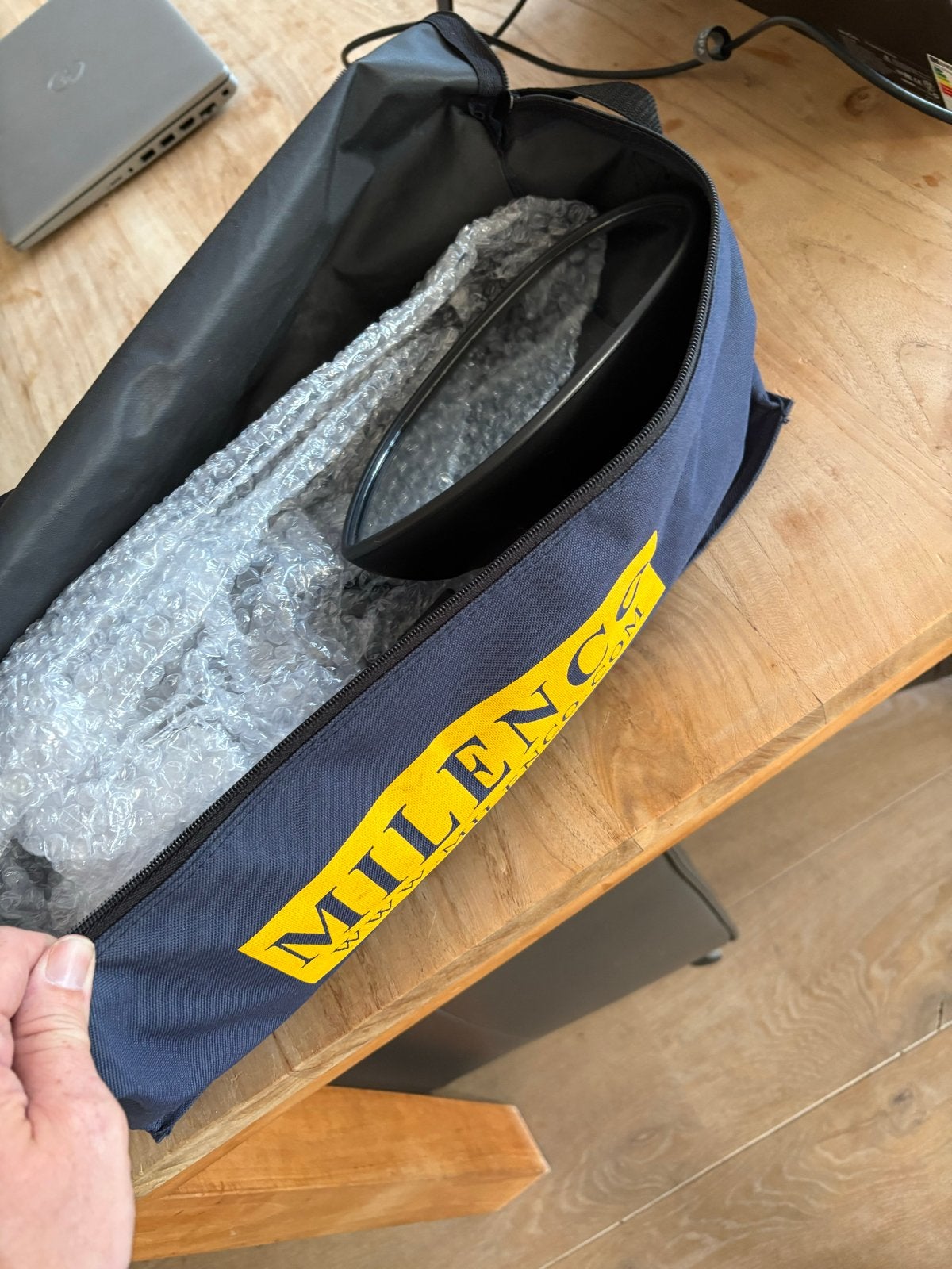 Milenco Aero 3 caravanspiegels in draagtas, Ophalen of Verzenden, Zo goed als nieuw