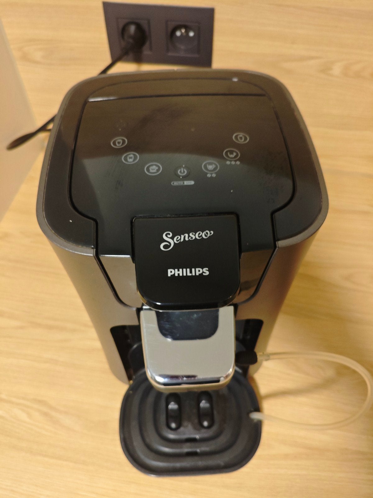Philips Senseo koffiezetapparaat - Donkergrijs, Ophalen, Gebruikt, Koffiemachine, 4 tot 10 kopjes