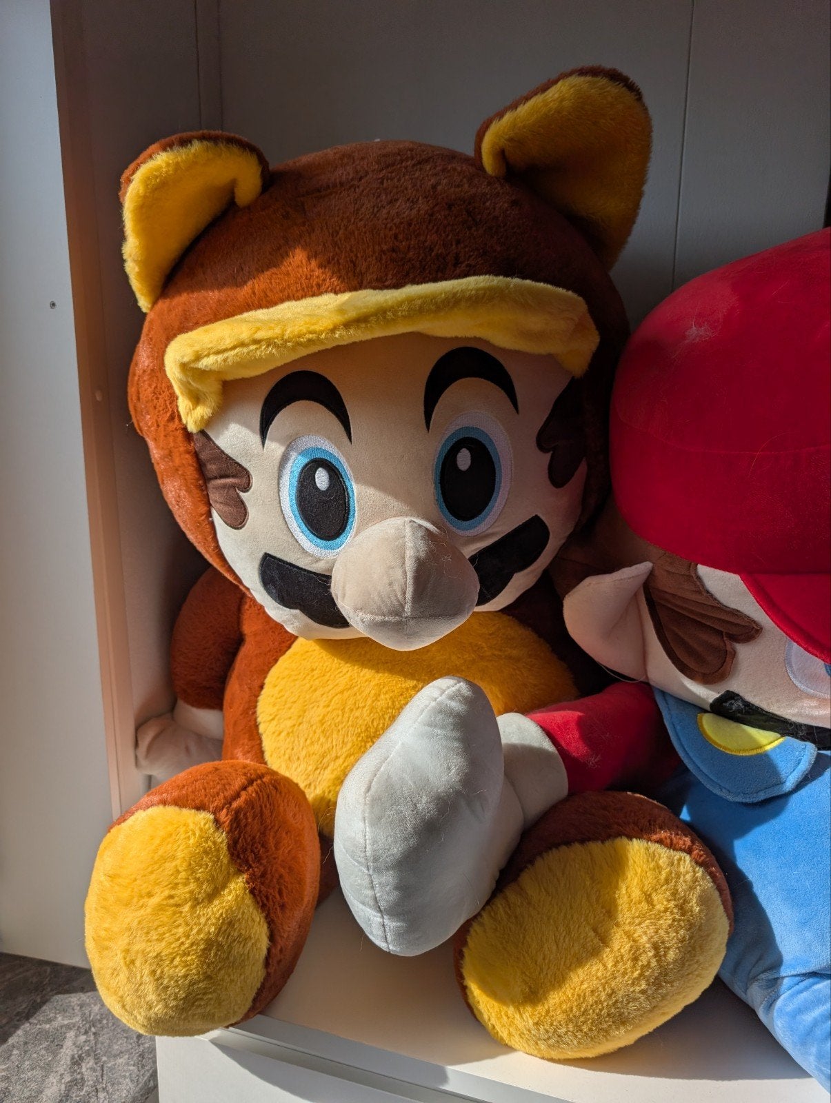 Grote Super Mario Knuffels - Yoshi, Tanooki Mario, Mario, Ophalen, Overige typen, Zo goed als nieuw, Nintendo