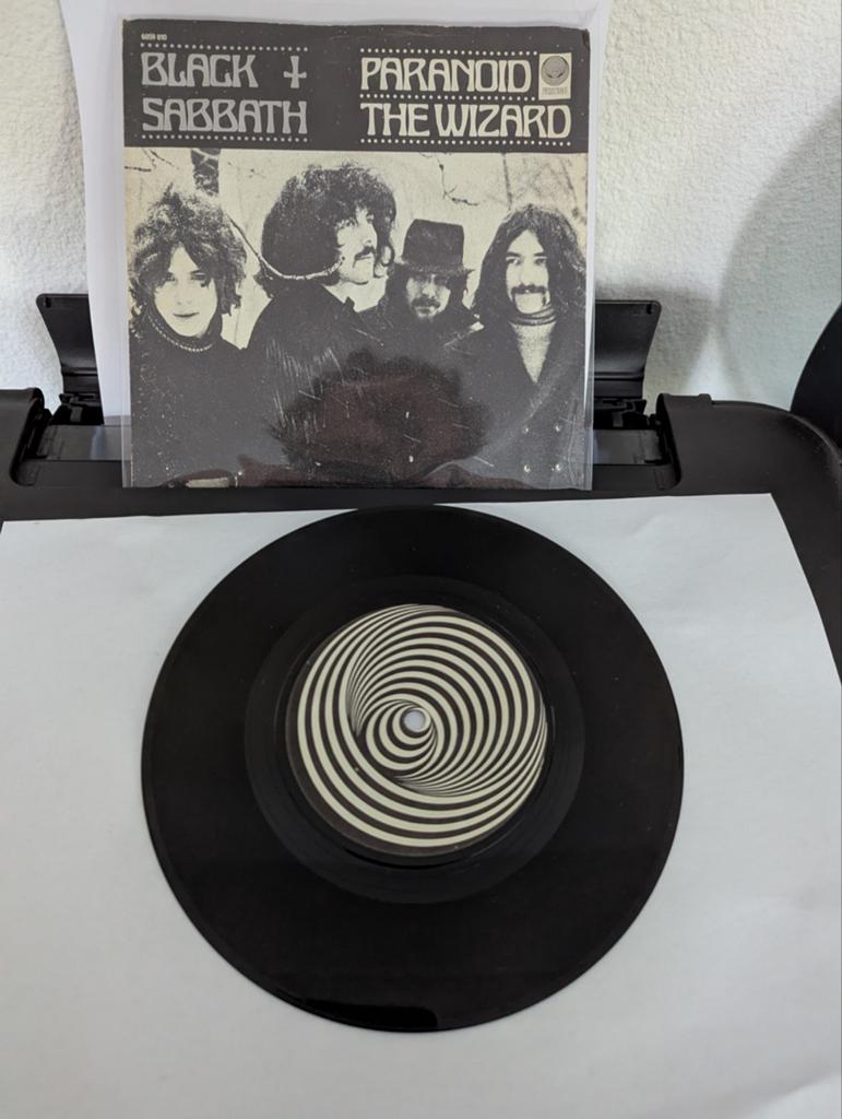 Black Sabbath - Paranoid ( vinyl single), Ophalen of Verzenden, Gebruikt, Rock en Metal
