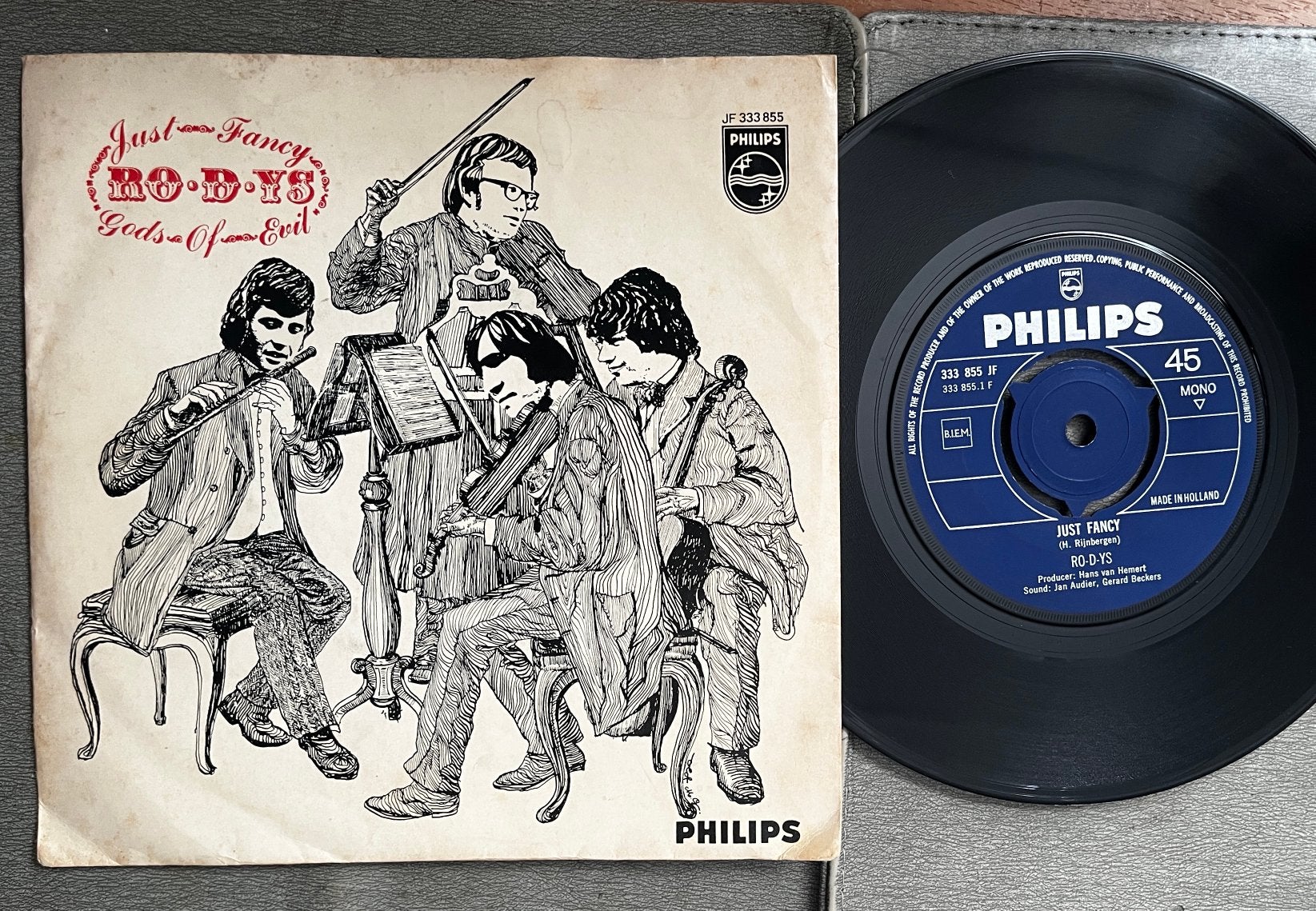 Ro-D-Ys - Just Fancy 7” NL 1967, Cd's en Dvd's, Vinyl Singles, Gebruikt, 7 inch, Single, Ophalen of Verzenden