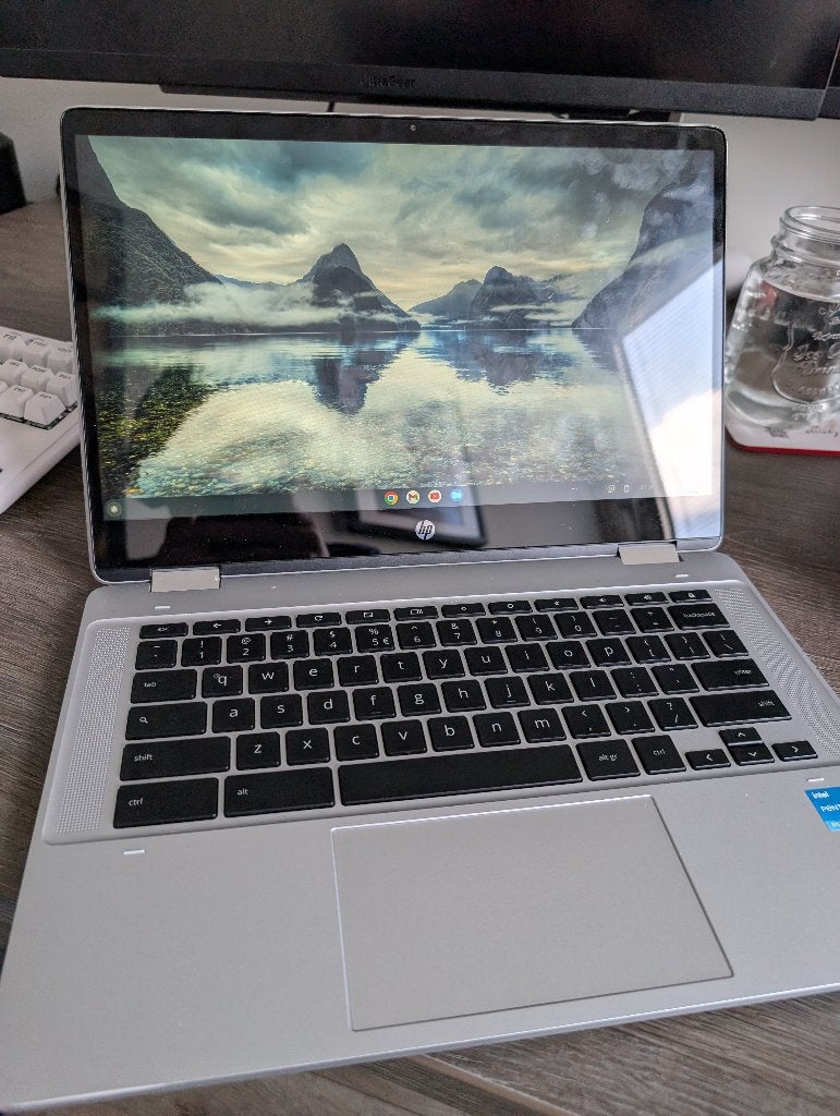 HP Chromebook x360 14 inch met touchscreen, Ophalen, 14 inch, HP chromebook, 8 GB
