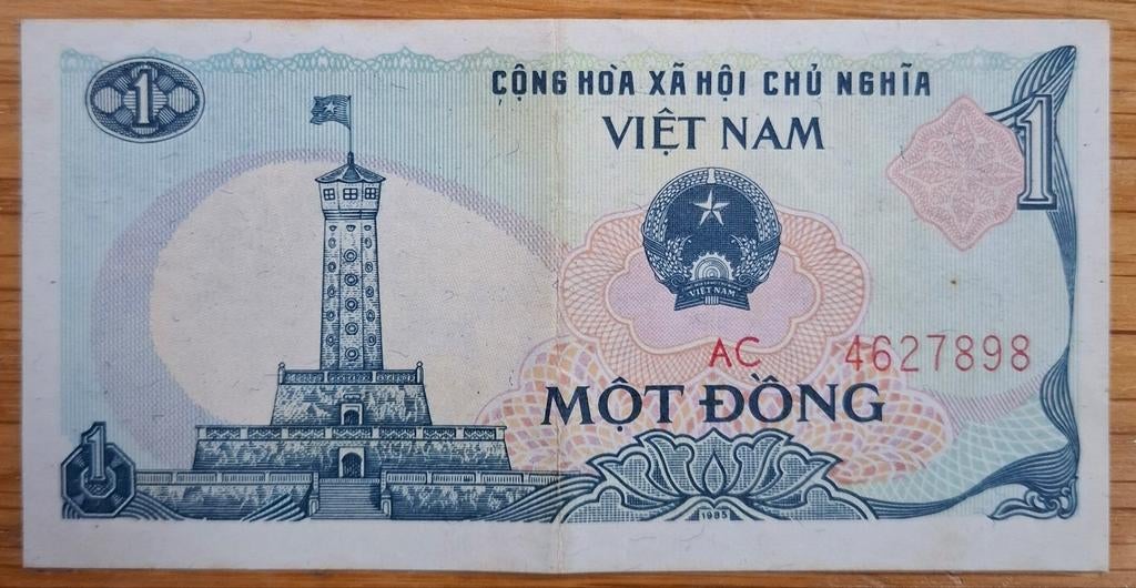 36# Vietnam 1 Dong 1985 P90, Ophalen of Verzenden, Zuidoost-Azië