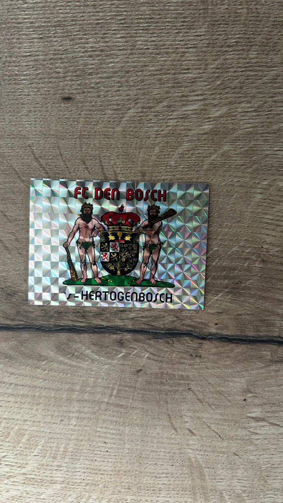 Panini Voetbal 86 plaatje Embleem FC Den Bosch, Verzenden, Zo goed als nieuw, Sticker