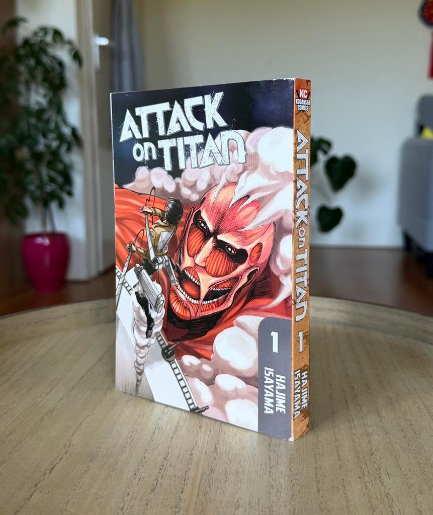 Attack on Titan volume 1, Eén comic, Ophalen of Verzenden, Zo goed als nieuw, Japan (Manga)