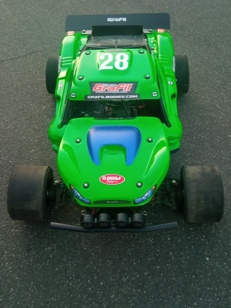 Losi 5ive T RC Auto Offroad Benzine, Ophalen, Benzine, Gebruikt, Auto offroad