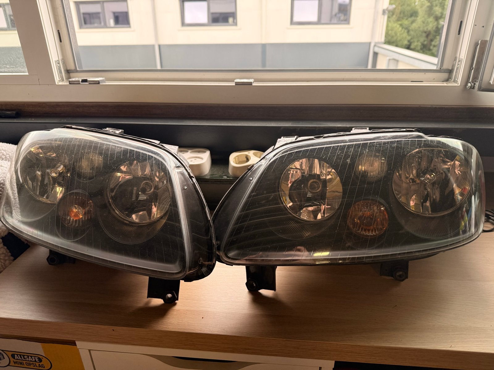 VW Caddy/Touran Koplampen - Set donker Links & Rechts, Ophalen, Gebruikt, Volkswagen