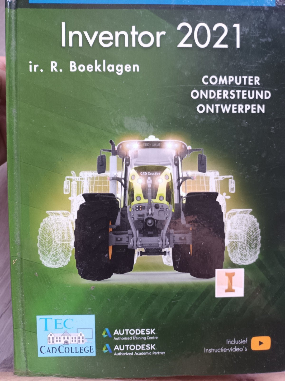 Inventor 2021 Computer Ondersteund Ontwerpen R. Boeklagen, Ophalen, HBO, Zo goed als nieuw, Ir. R. Boeklagen