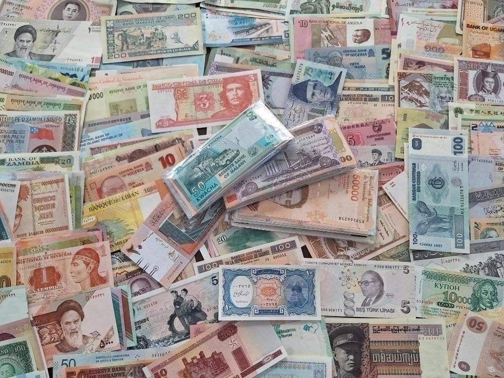 Verzameling 300 wereldbiljetten, allemaal verschillend - UNC, Ophalen of Verzenden, Buitenland, Munten