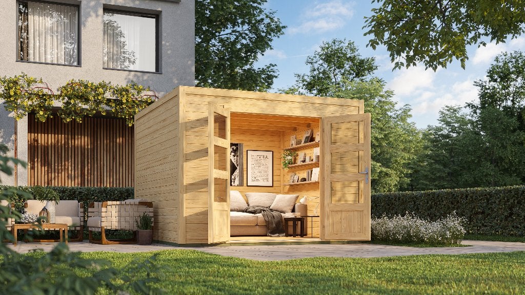 Tuinhuis Quby 300x300, Verzenden, Nieuw