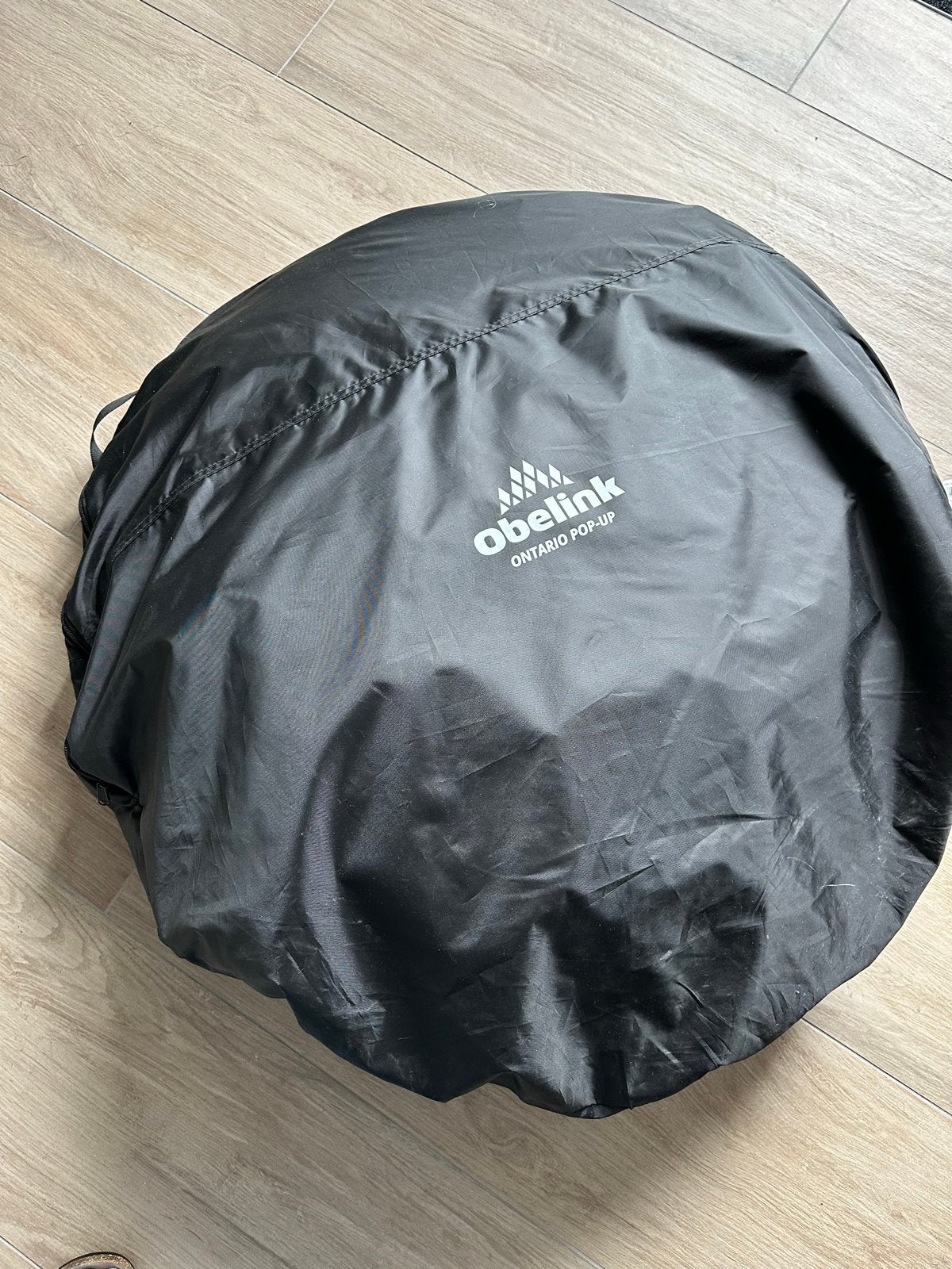 Obelink Ontario Pop-Up Klep Tent, Caravans en Kamperen, Tenten, Ophalen, Zo goed als nieuw, Tot en met 2