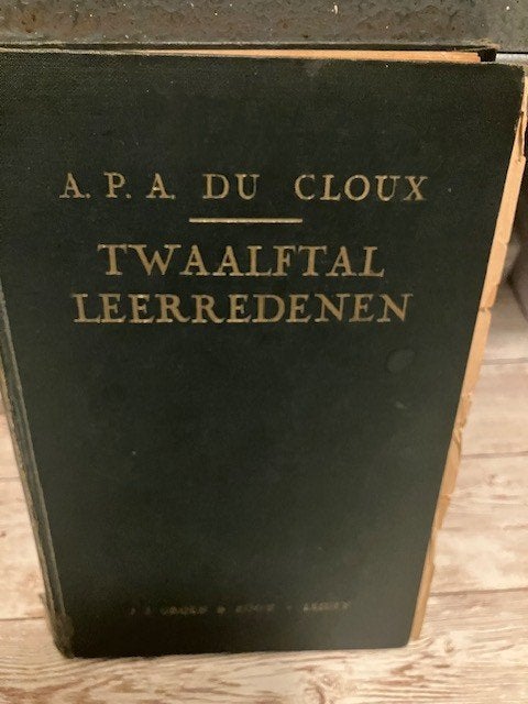 Prekenboek A.P.A. du Cloux, Boeken, Ophalen of Verzenden, Gelezen, Christendom | Protestants