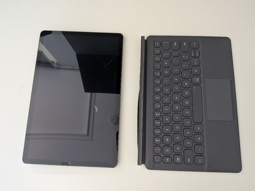 Samsung Galaxy Tab S6 (defect) met keyboard en standaard, Tab S6, Samsung, 128 GB, Wi-Fi en Mobiel internet