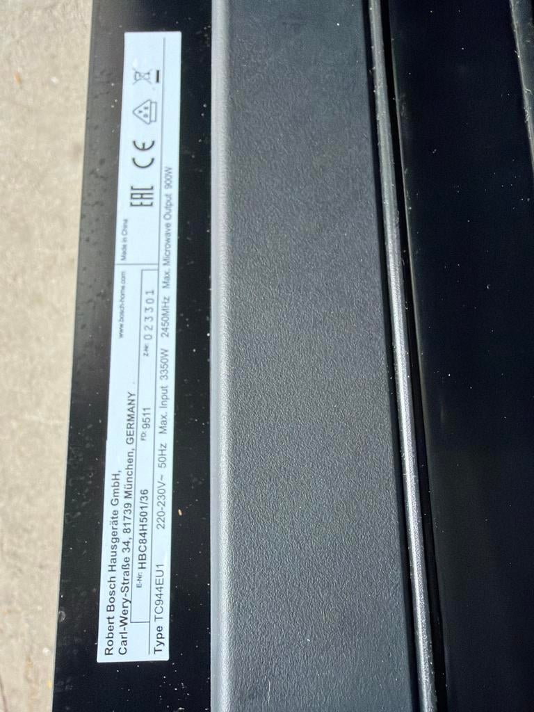 Bosch Combimagnetron HBC84H501/36 - Zo goed als nieuw, Witgoed en Apparatuur, Magnetrons, Combimagnetron, Grill, Ophalen of Verzenden