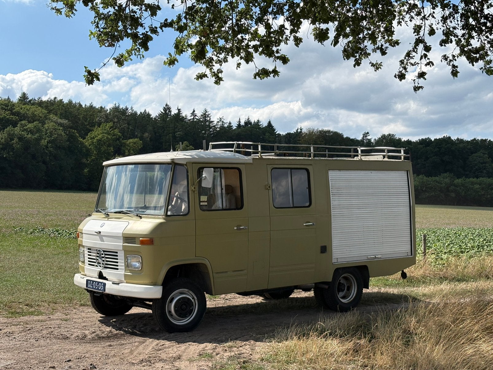Mercedes-Benz 408 Wegenbelastingvrij 1972, Auto's, Voorwielaandrijving, Stof, Overige modellen, Bruin