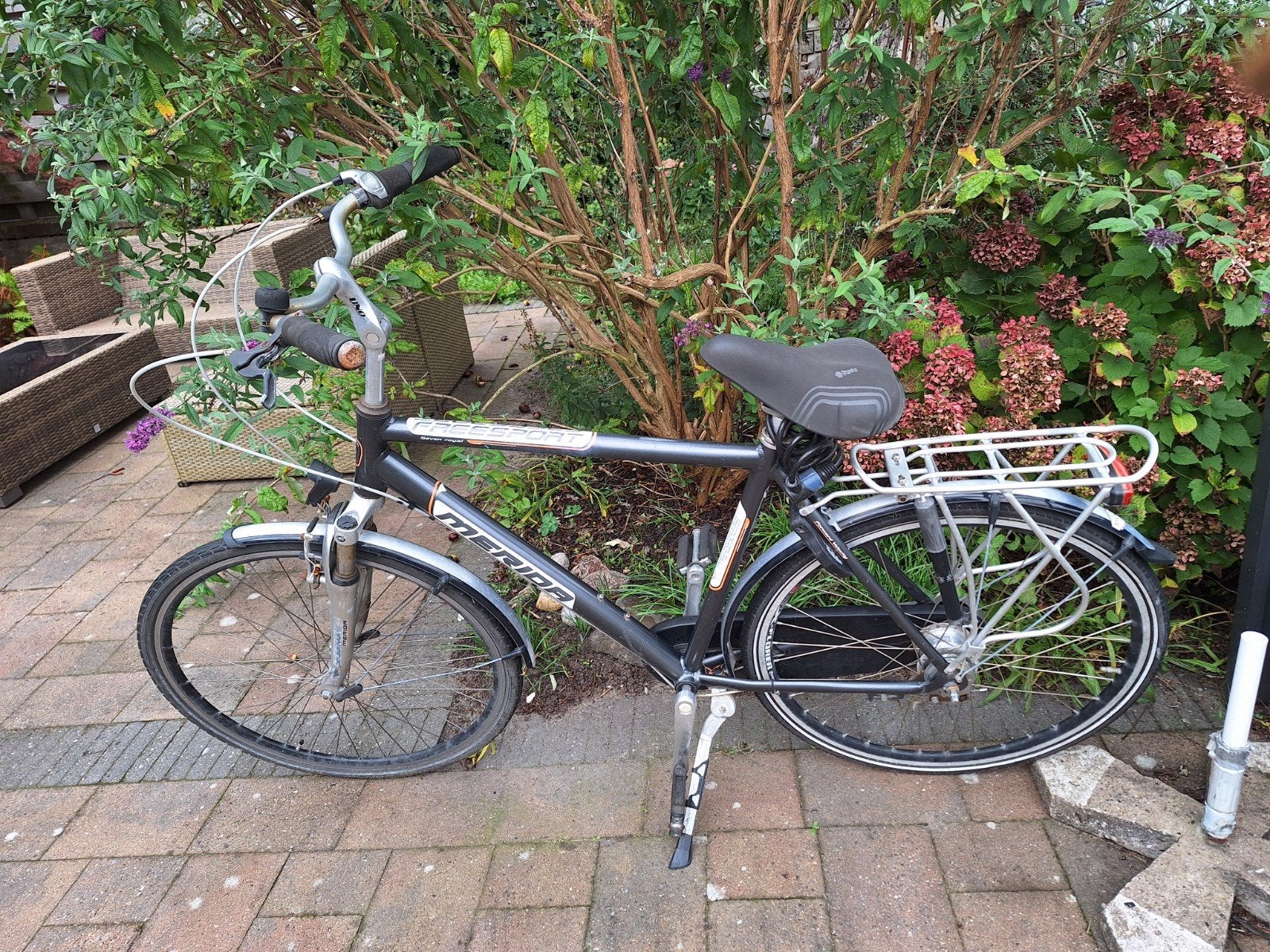 Merida Freesport Herenfiets - 58 cm framehoogte, Gebruikt, Velgrem, Versnellingen, 57 tot 61 cm