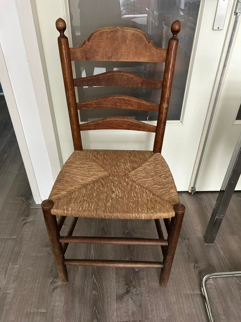 Ladderback stoel, Antiek en Kunst, Ophalen