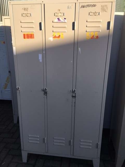 Stalen locker kleding kast, Huis en Inrichting, Ophalen, Gebruikt, -, -