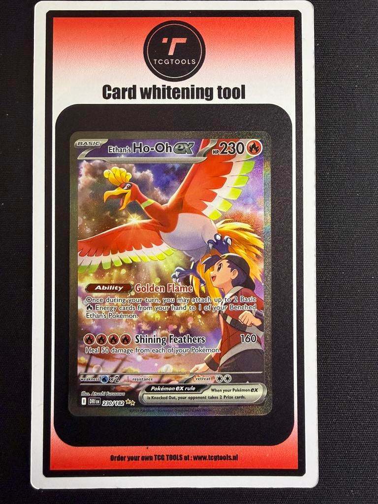 Ethan’s Ho-Oh 231 SIR Pokemon Destined Rivals, Ophalen of Verzenden, Zo goed als nieuw