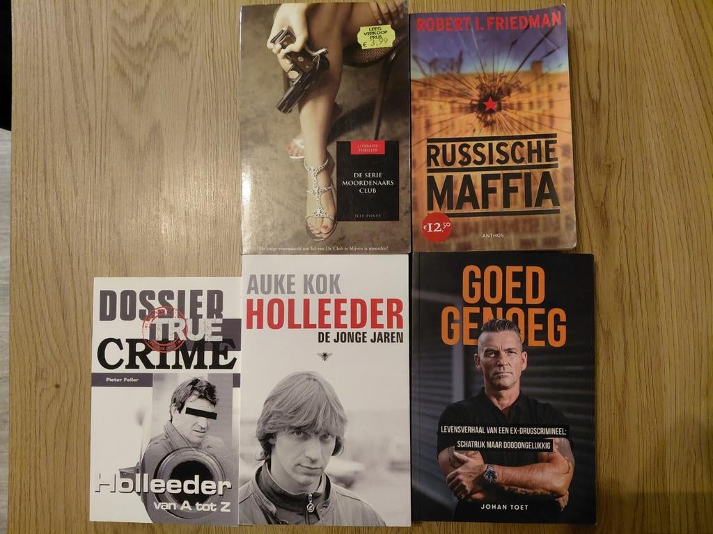 True Crime boeken o.a. Holleeder, Boeken, Ophalen of Verzenden, Zo goed als nieuw