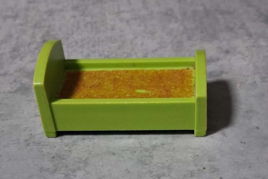 Fisher-Price Little People EENPERSOONS BED uit de jaren 80, Ophalen of Verzenden, Gebruikt, Overige typen