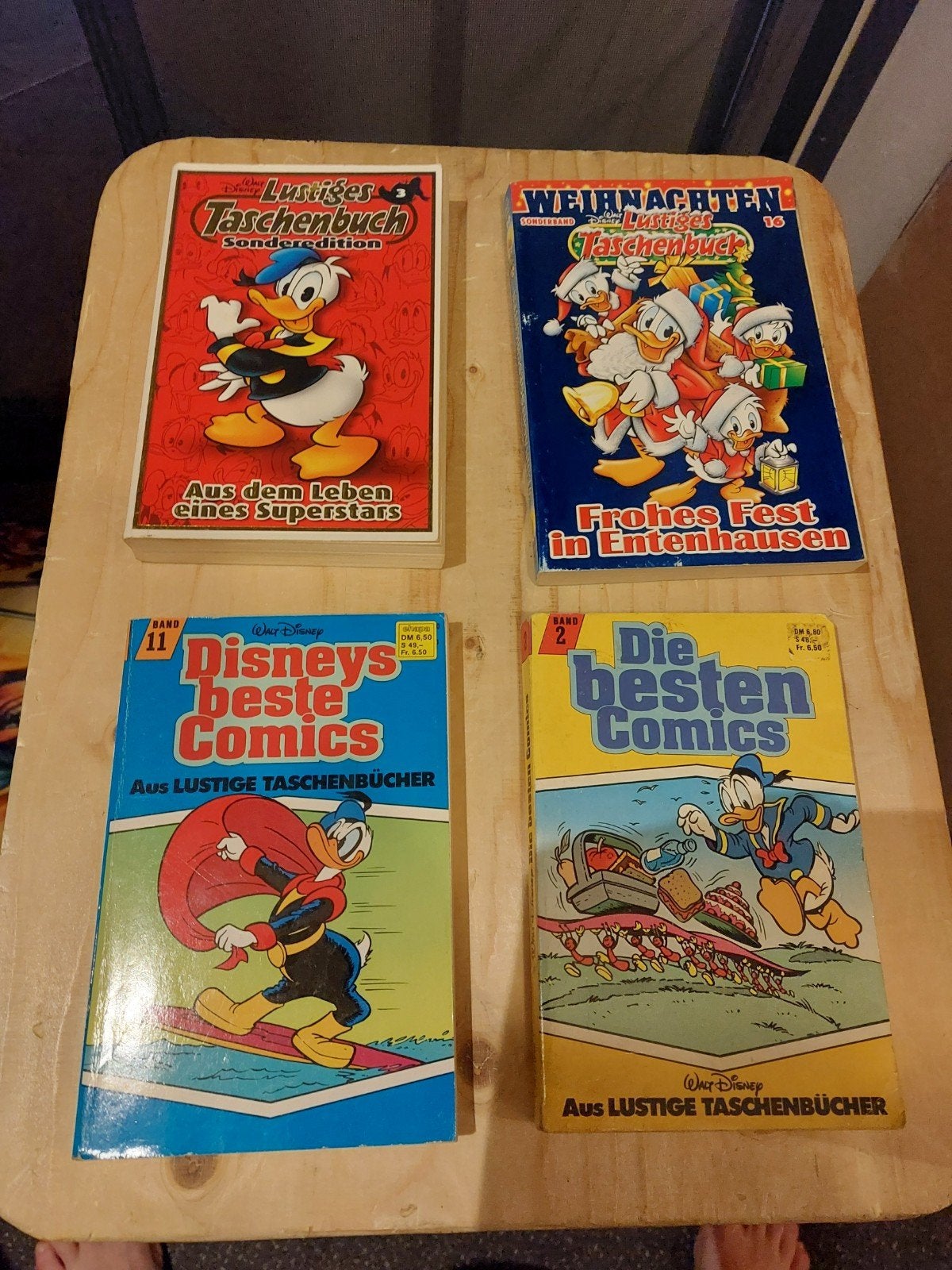 4 verschillende Duitstalige Donald Duck pockets, Boeken, Meerdere stripboeken, Ophalen of Verzenden, Gelezen