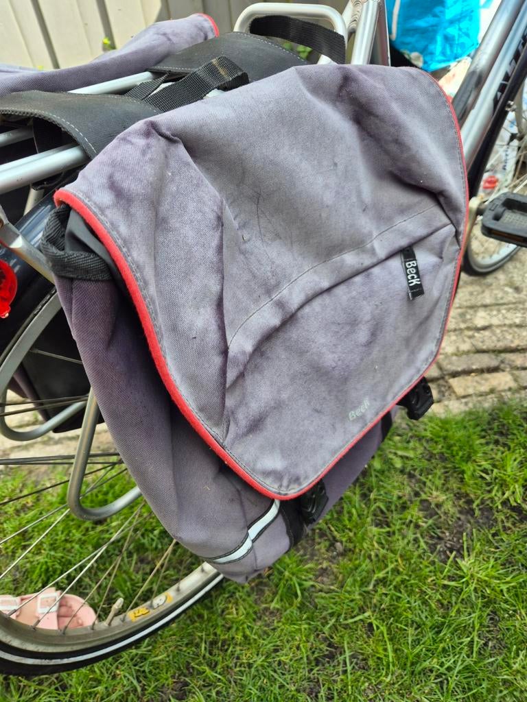 Dubbele fietstas Beck, Ophalen of Verzenden, Gebruikt, Beck