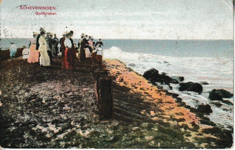 SCHEVENINGEN - GOLFBREKER, Ophalen of Verzenden, Voor 1920, Gelopen, Zuid-Holland