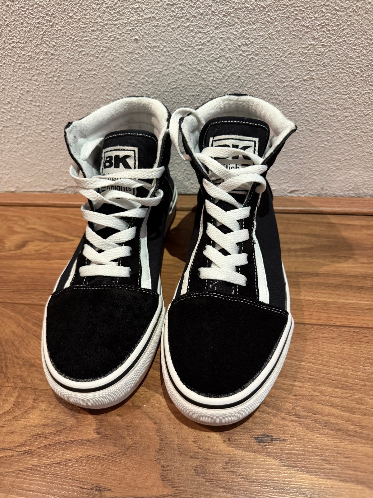 British Knights Mack Mid Platform Sneakers Zwart/Wit Maat 39, Ophalen of Verzenden, Gedragen, Zwart, Sneakers of Gympen