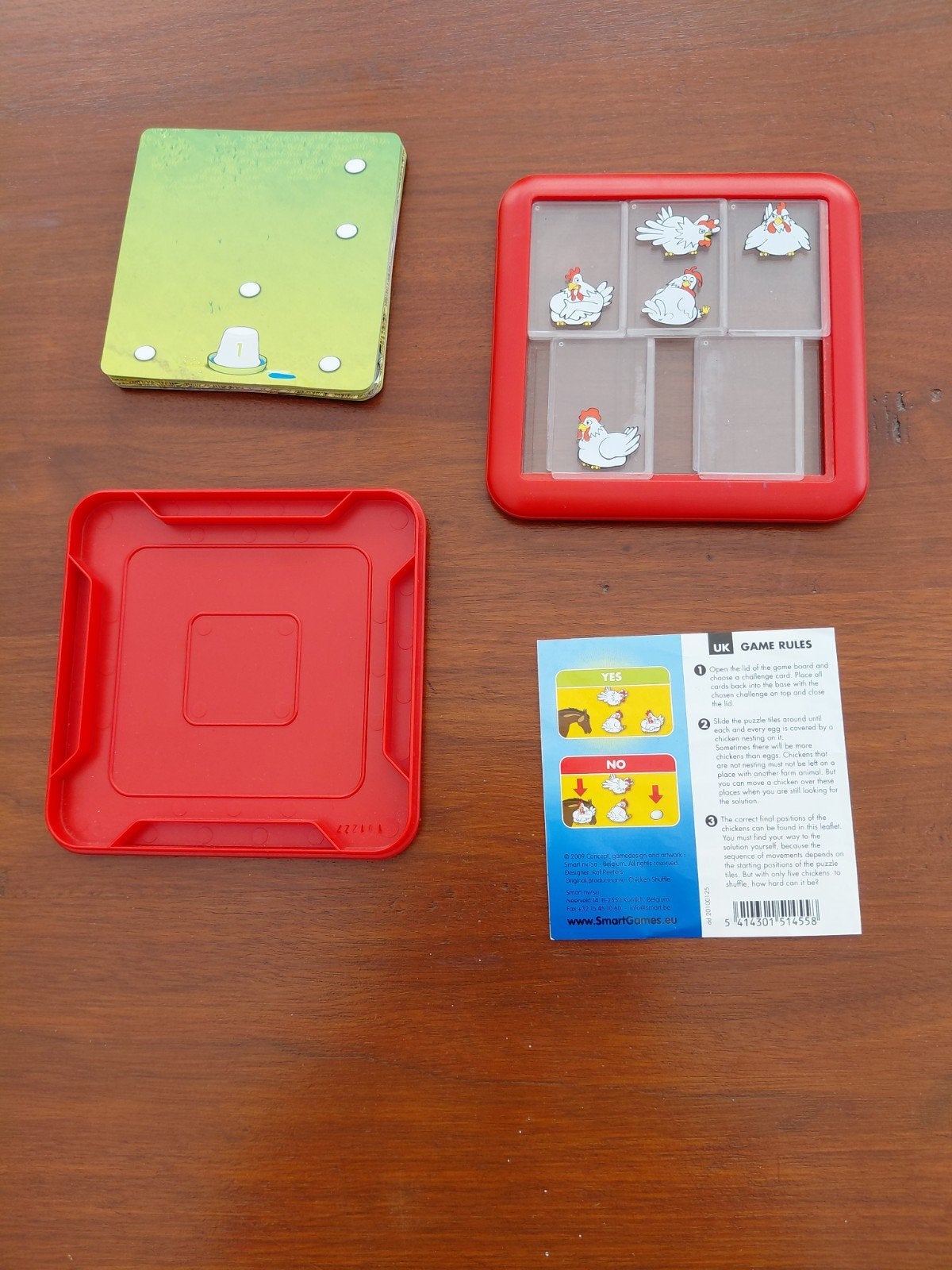 SmartGames chicken shuffle/ kippenspel, Hobby en Vrije tijd, Gezelschapsspellen | Bordspellen, Ophalen of Verzenden